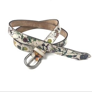 floral print gucci belt